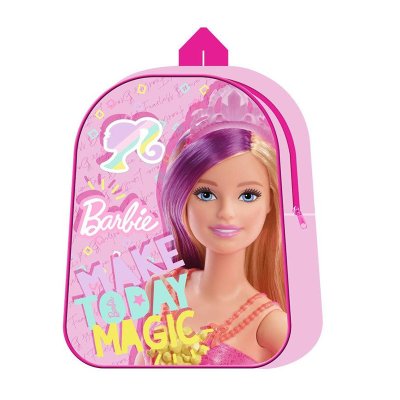 mochila barbie 31cm.