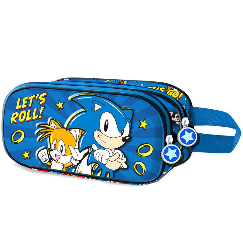 estuche doble 3D sonic