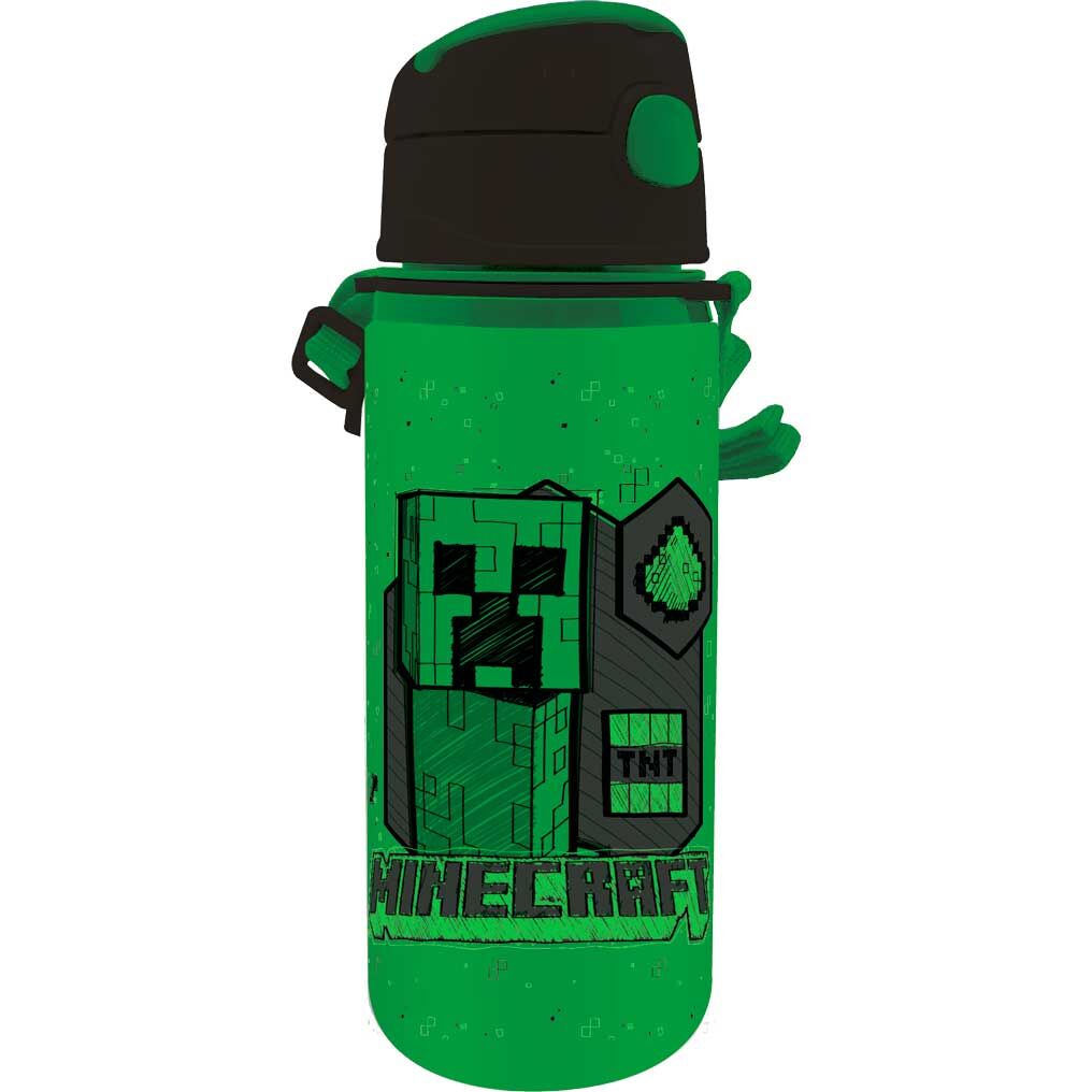 botella aluminio con cuerda minecraft