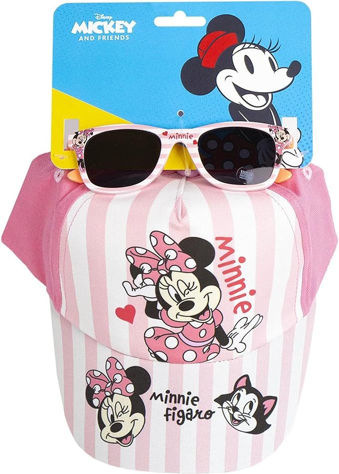 gorra con gafas de sol minnie