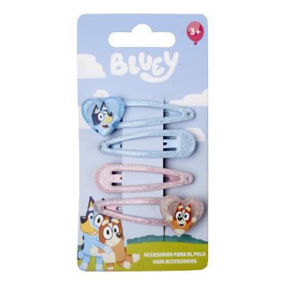 pack 4 clips pelo bluey