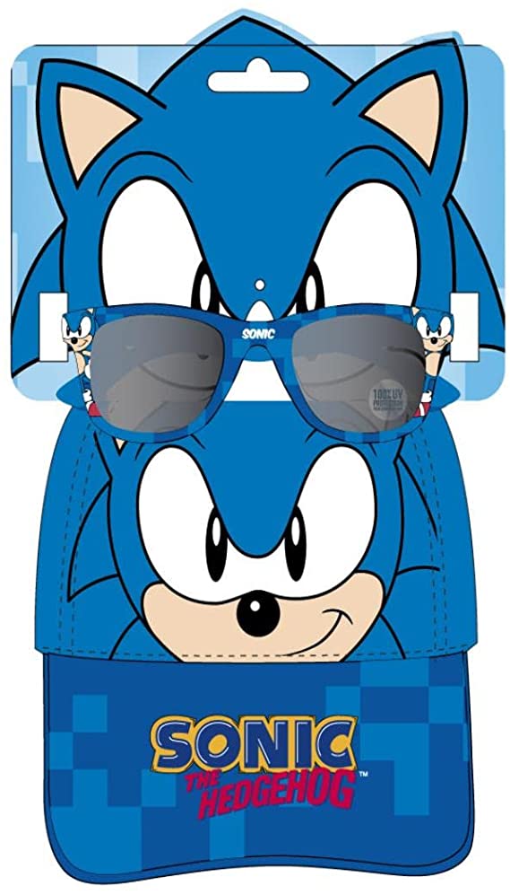 gorra con gafas de sol sonic