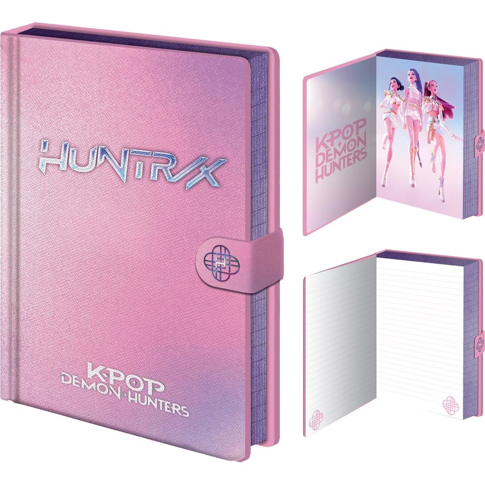 libreta premium con cierre k pop