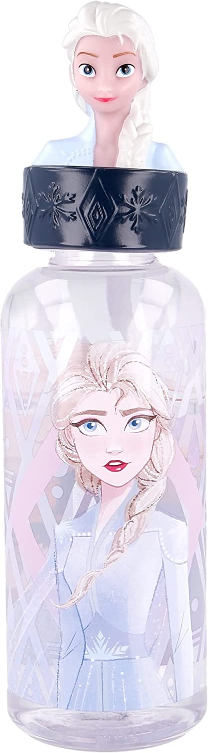 botella con tapon figura 3D frozen