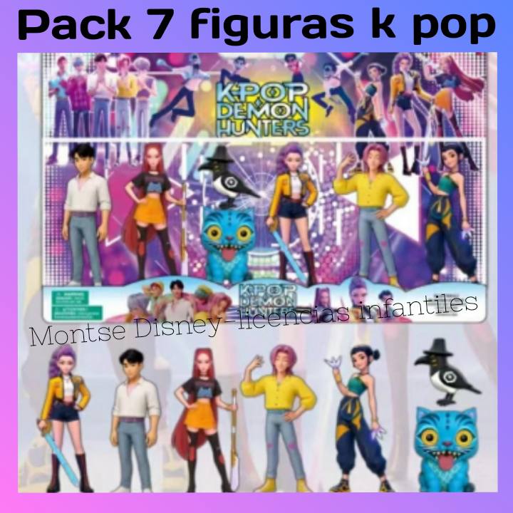 pack 7 figuras k pop