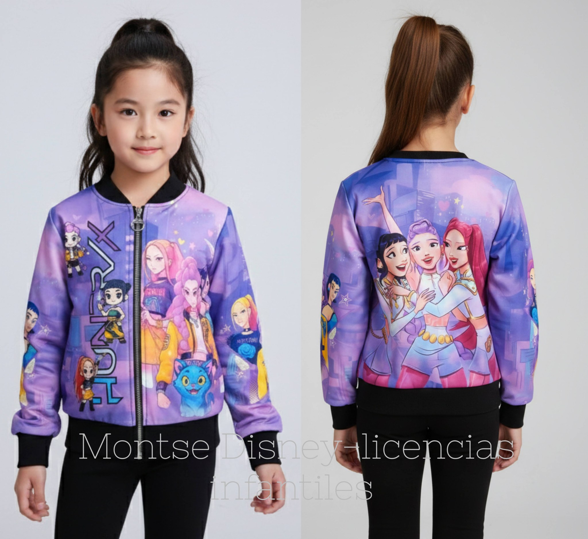 sudadera con cremallera k pop