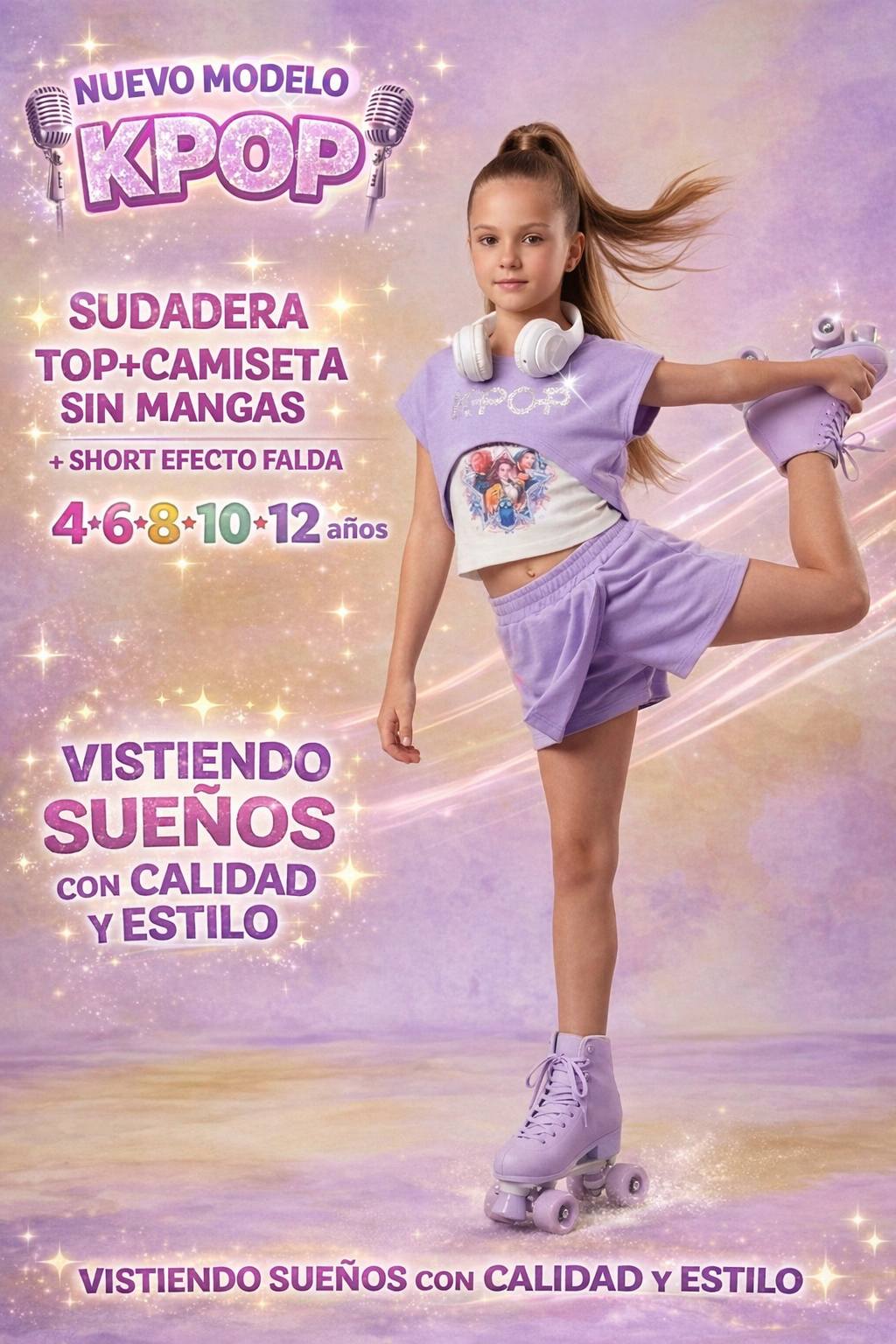 conjunto 3 piezas K Pop