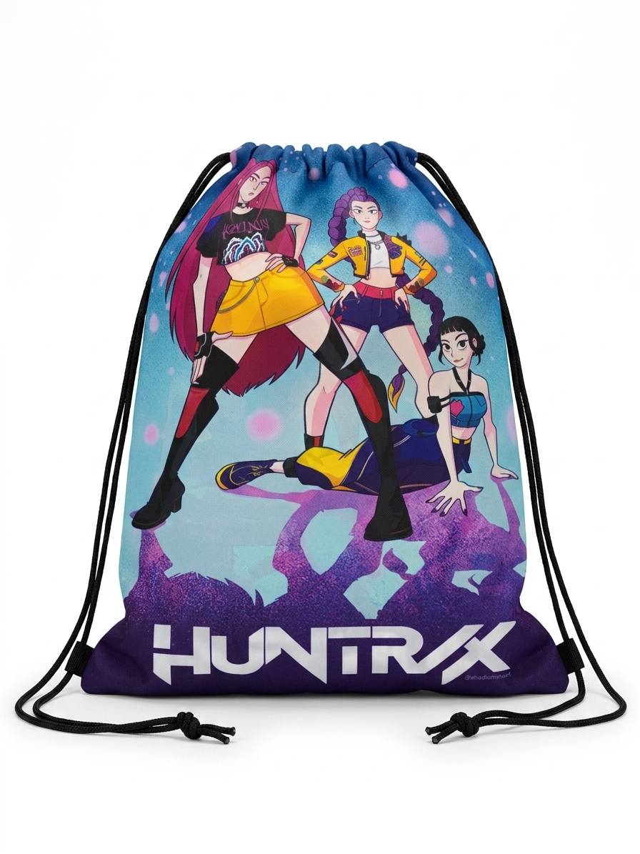 bolsa mochila cuerdas k pop