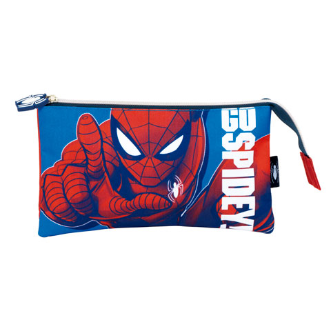 estuche triple spiderman