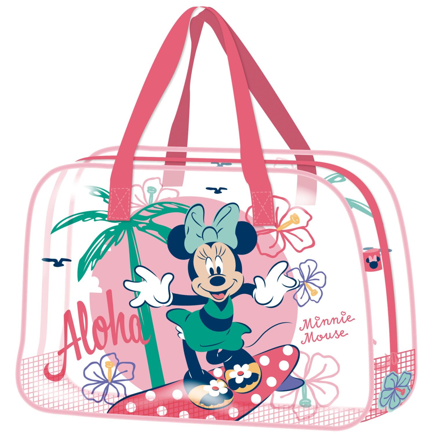 bolsa playa rejilla minnie disney