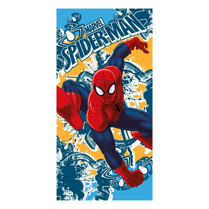 toalla algodon spiderman