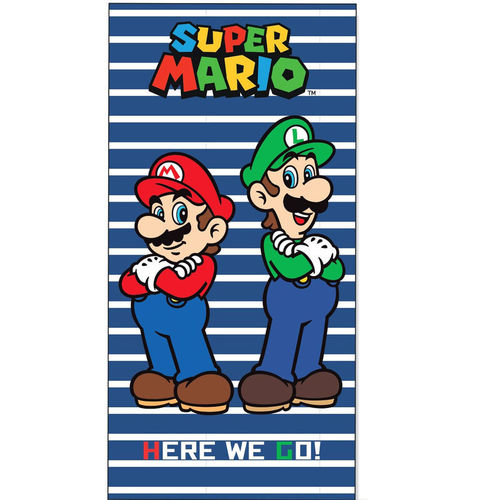 toalla algodon super mario