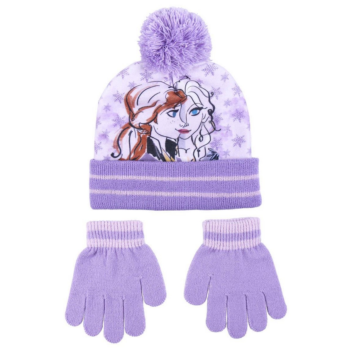 gorro+guantes frozen