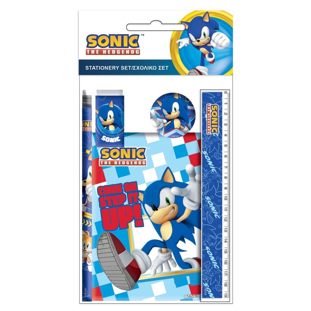 pack accesorios papeleria sonic