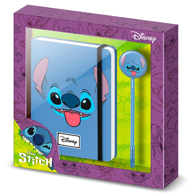 set diario+boligrafo stitch disney