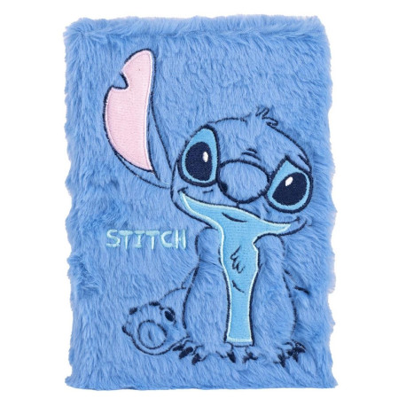cuaderno tapa peluche stitch disney