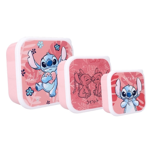 pack 3 sandwicheras stitch disney