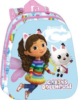 mochila 3D gabby dollhouse