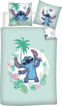 juego funda nordica+funda cojin algodon  stitch