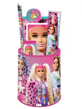 cubilete con accesorios barbie
