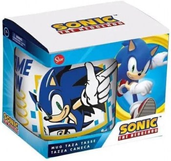 taza ceramica sonic