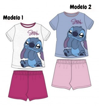 pijama algodon stitch disney