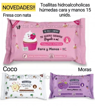 toallitas humedas cara y manos fruit company