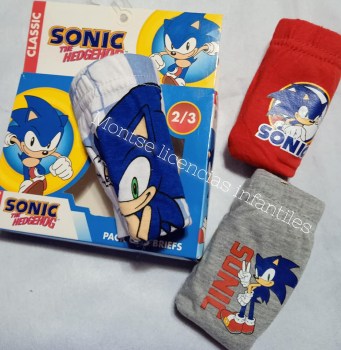 calzoncillos slips sonic