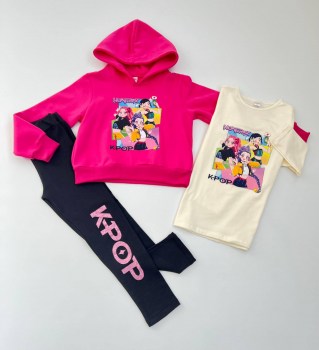 conjunto 3 piezas K Pop
