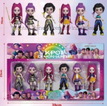 pack 6 figuras k pop
