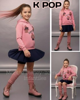 conjunto sudadera y falda/short k pop