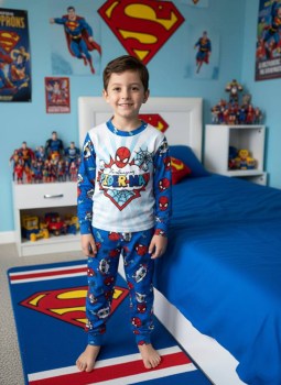 pijama tejido polar spiderman