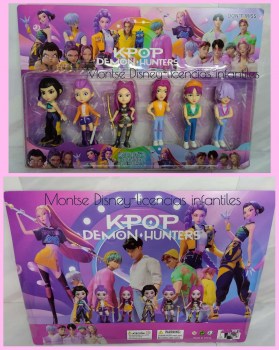 pack 6 figuras k pop