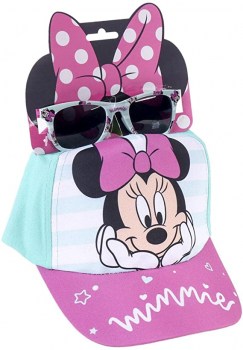 gorra con gafas de sol minnie