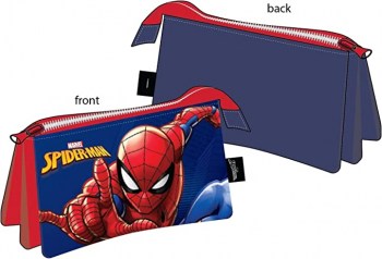 estuche triple spiderman