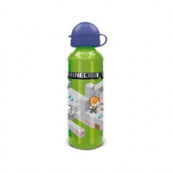 botella cantimplora aluminio minecraft