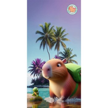 toalla capybara