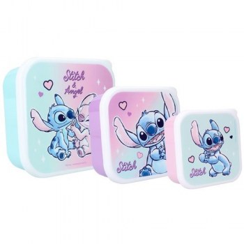 pack 3 sandwicheras stitch disney