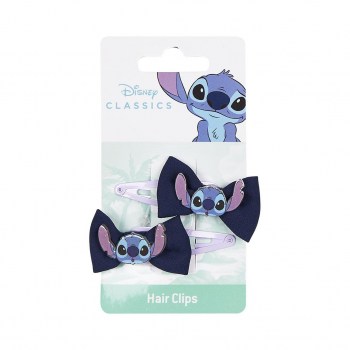 pack 2 clips pelo stitch