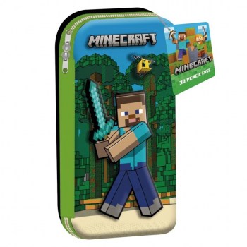 estuche 3D minecraft