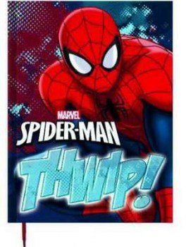 agenda escolar con luz spiderman