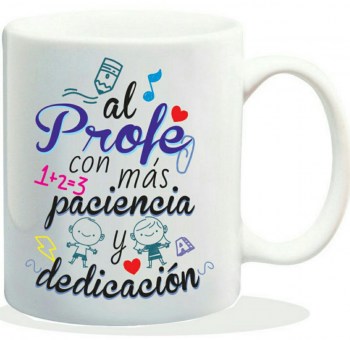 taza con mensaje