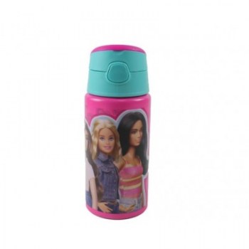 botella aluminio flip barbie