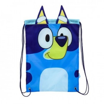 bolsa saco mochila bluey con orejas