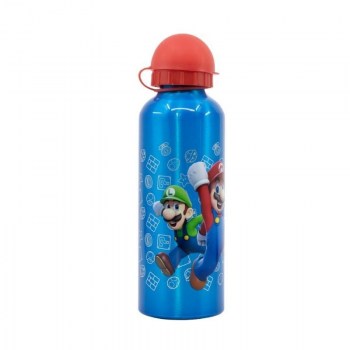 botella cantimplora aluminio super mario