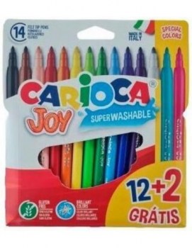 12+2 rotuladores carioca