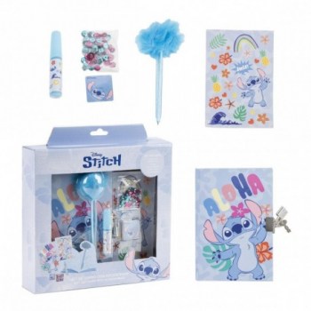 diario secreto+accesorios stitch disney
