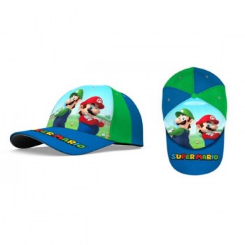 gorra algodon super mario