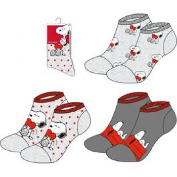 calcetines tobilleros adultos snoopy