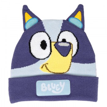 gorro 3D lana bluey